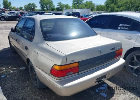 1993 Toyota Corolla Le/Dx из США, поврежденный, VIN 1NXAE09E2PZ068805